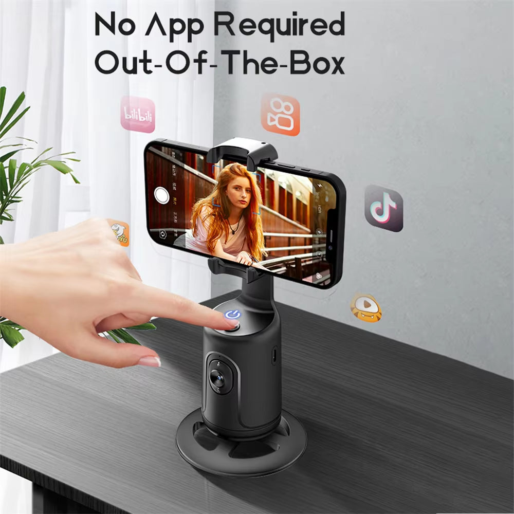 Auto Face Tracking Gimbal Phone Vlog Live Phone Selfie Stick Smart Holder AI Follow-Up Video Vlog Live Gimbal Stabilizer Tripod