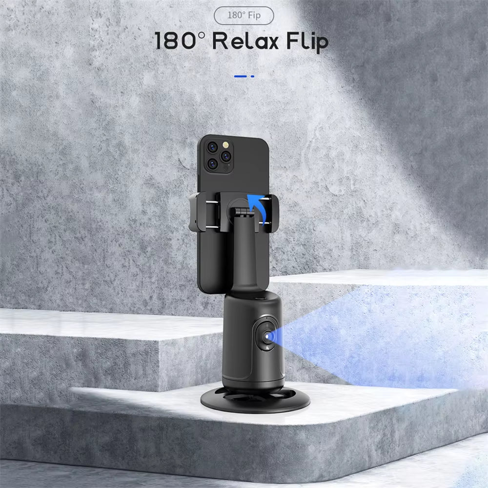 Auto Face Tracking Gimbal Phone Vlog Live Phone Selfie Stick Smart Holder AI Follow-Up Video Vlog Live Gimbal Stabilizer Tripod